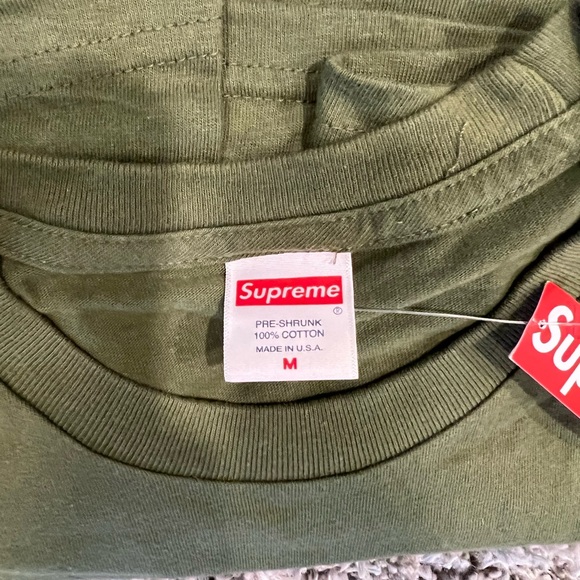 Supreme Cat in the Hat Tee - Sz Medium - Color Olive - Picture 3 of 3